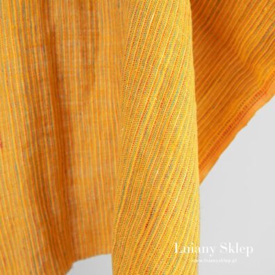 prany żółty len 100%.