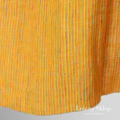 Prany len na odzież i tekstylia domowe.