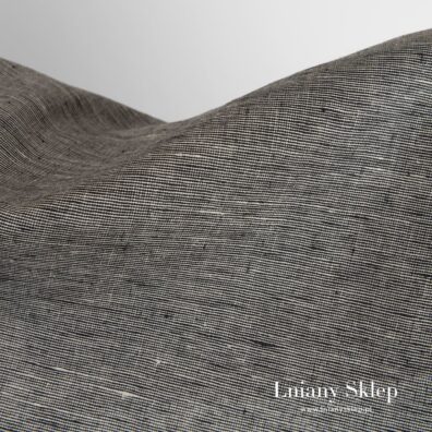 Czarno - szary melanż.