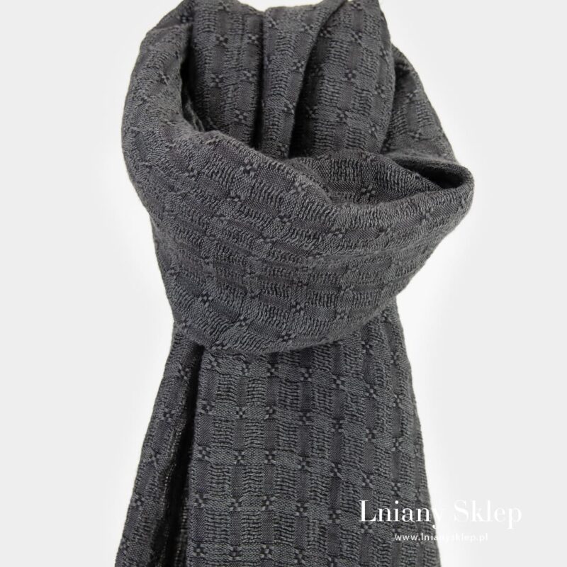 GALAXY szary szalik.