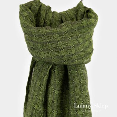 GALAXY zielony szalik.