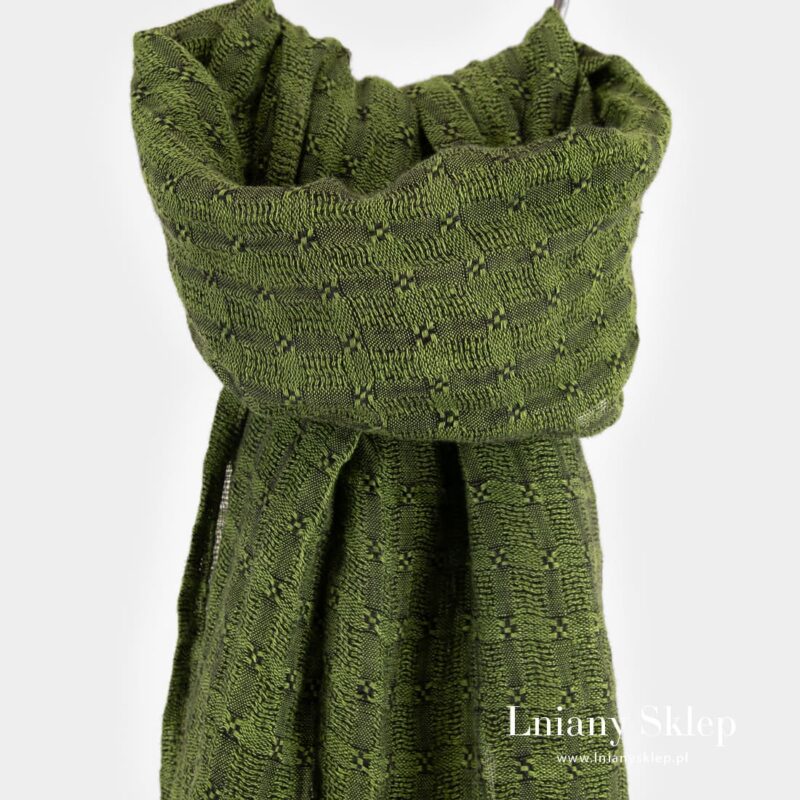 GALAXY zielony szalik.