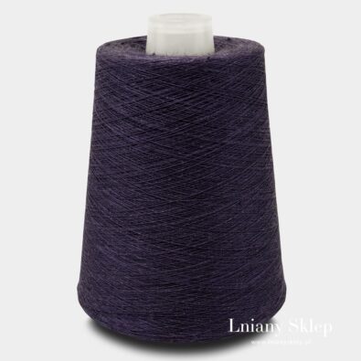 Przędza lniana ciemny kobalt - 2(19).