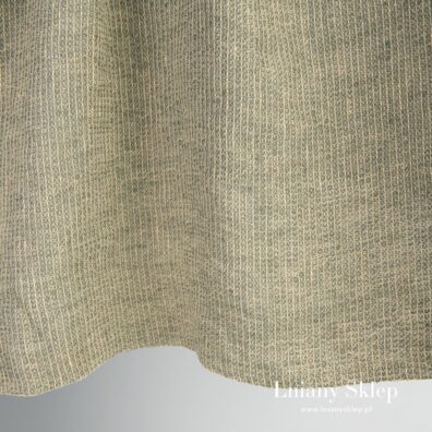 Tkanina lniana wytkana splotem waflowym.