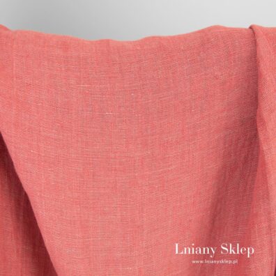 Prany len w różowym melanżu.