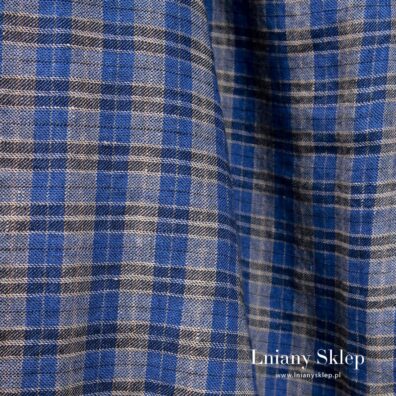 Prana tkanina z lnu i wełny.