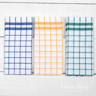 3 ściereczki kuchenne z kompletu Nr 27.