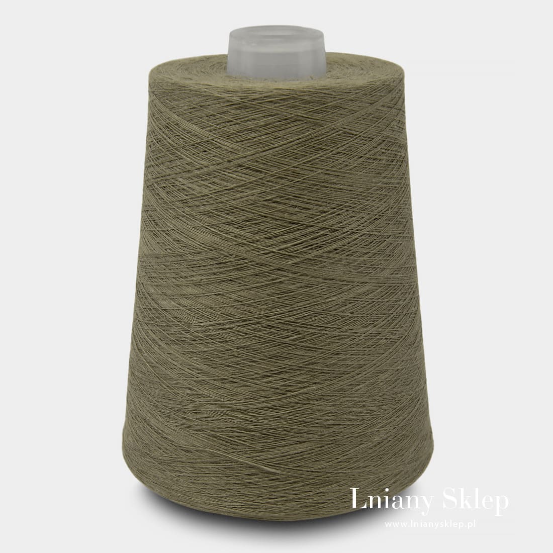 Przędza lniana 4(13) jasny tytoń.