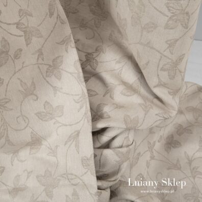 Pisakowy - lekki beż tkanina na tekstylia domowe.