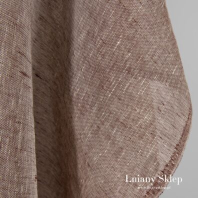 Lekki melanżowy len na firanki i szaliczki.