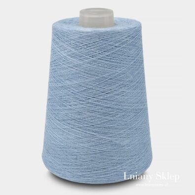 Przędza lniana 2(5) jasna niebieska.