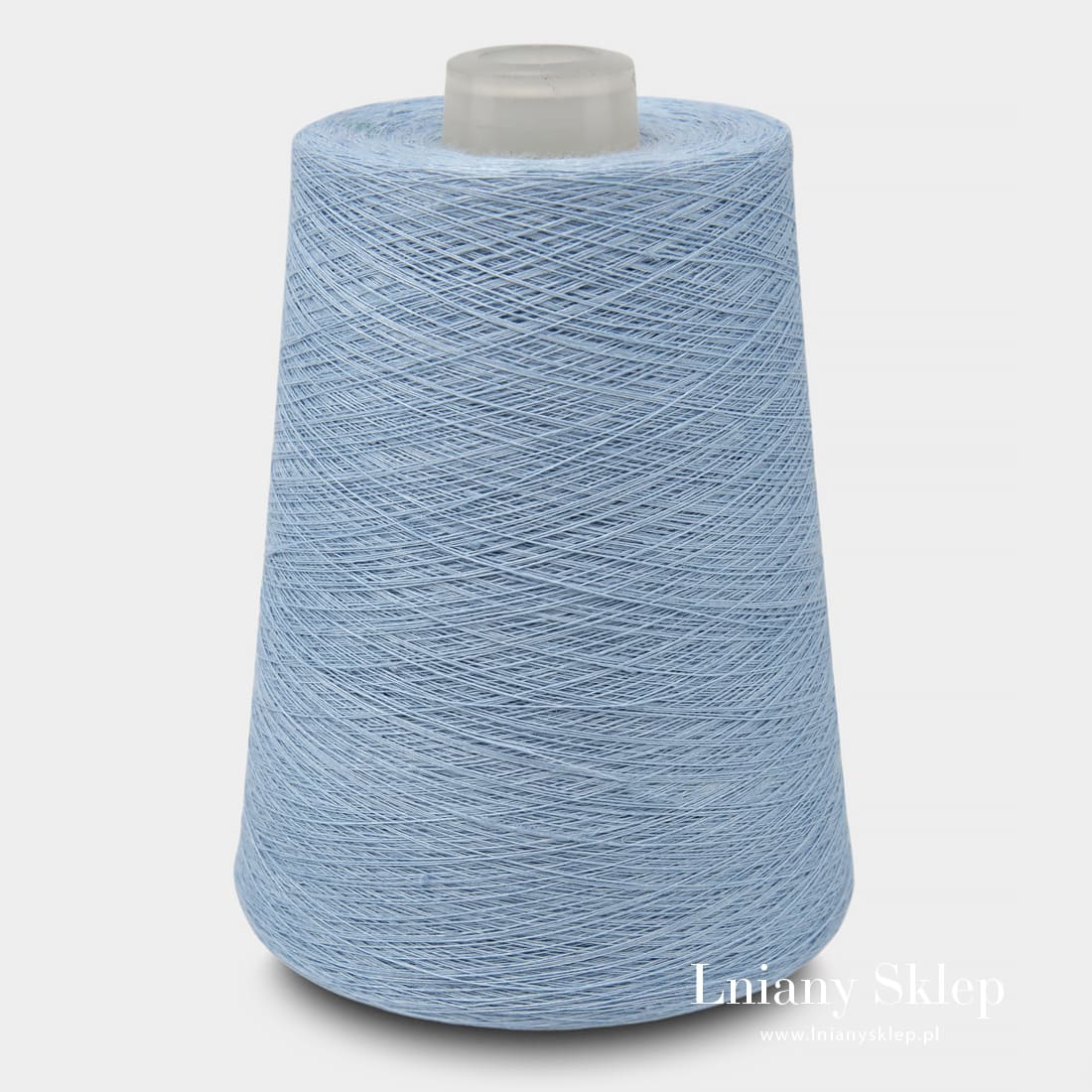 Przędza lniana 2(5) jasna niebieska.