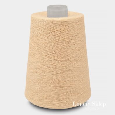 Przędza lniana 6(14) żółtawa pszenica.