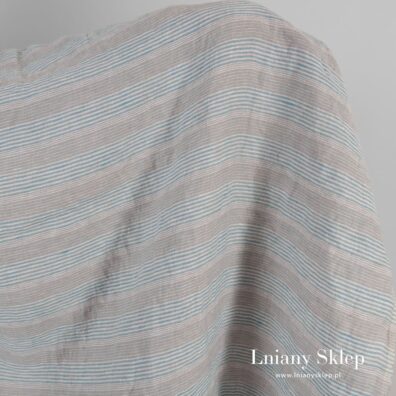 Prany len na tekstylia domowe i odzież.