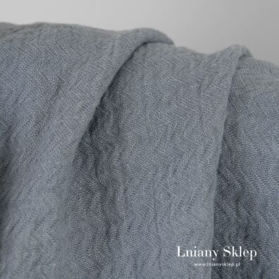 Len w zygzaki na odzież i tekstylia domowe.