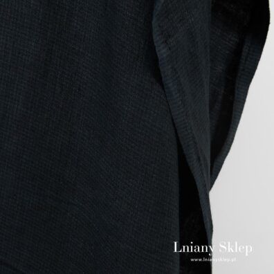 Prany granatowy len 100%.