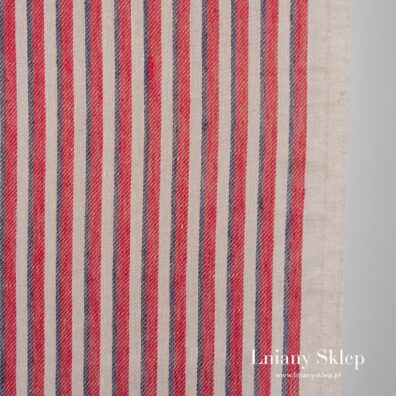 Tkanina lniana 100% na ścierki kuchenne.