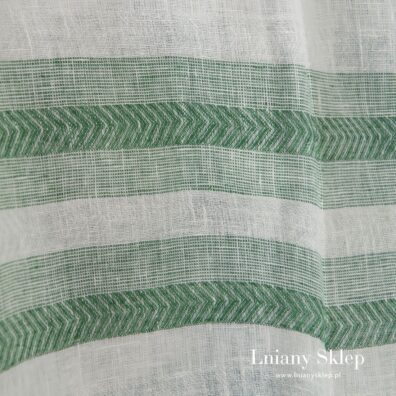 Paski wytkane gładko i splotem jodełkowym.