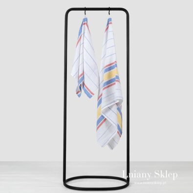 ZELDA biały w paski ręcznik.