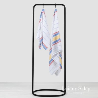 ZELDA biały w paski ręcznik.