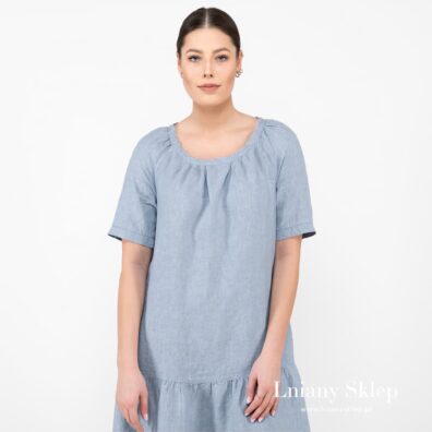 Rękaw krótki, reglan.