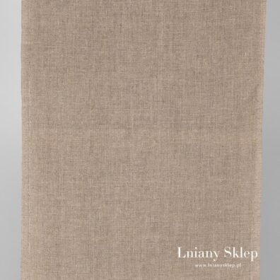 Szary w brąz len ścierkowy.
