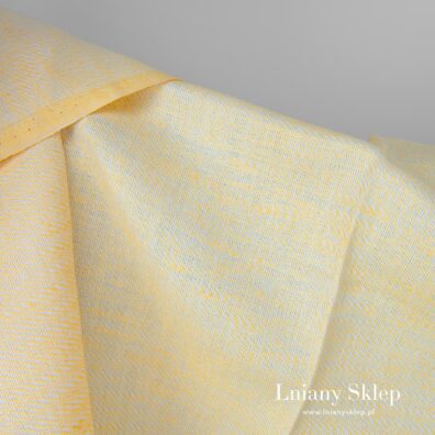 Tkanina lniano - bawełniana.