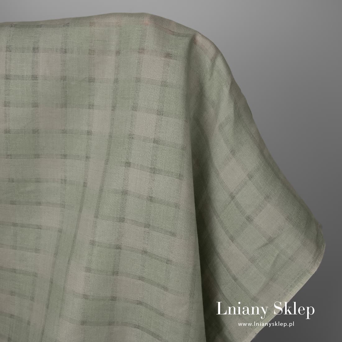 Tkanina w przewitującą kratkę.