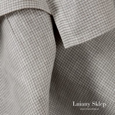 Szaro - biały drobniutki wzór "pipetka".