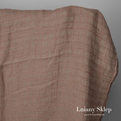 Tkanina wytkana splotem skośnym w kratkę.