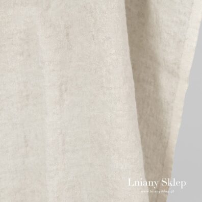 Żakardowaw kwiaty tkanina len - wełna.