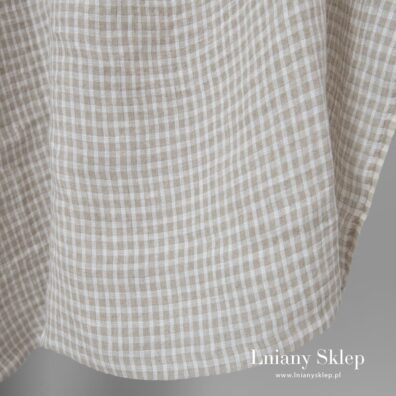 Prana tkanina lniana na firanki i lekkie produkty.