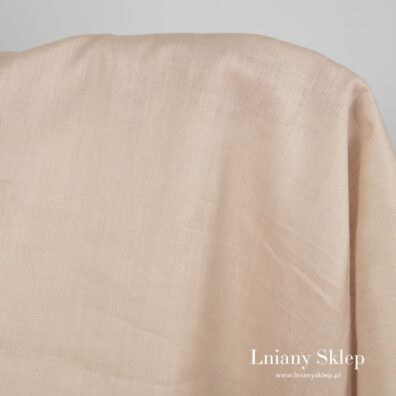 Jasny piaskowy len 100%.