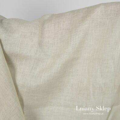 Lekki, zielonkawy, jasny len.