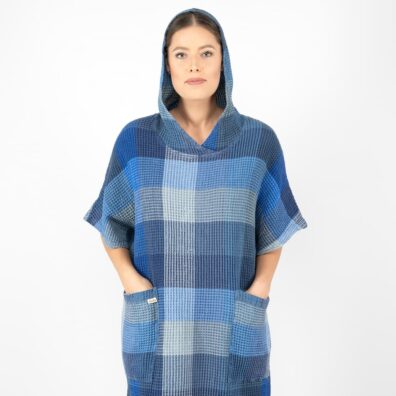 Ponczo na plażę, do łaźni i sauny, do basenu.