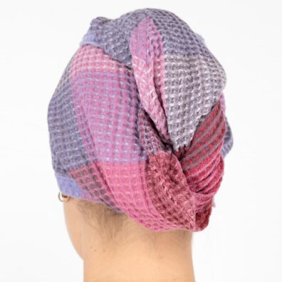 Dekatyzowany produkt lniano - bawełniany.