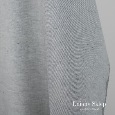 Lniano - bawełniana tkanina. Waga 210g / m².