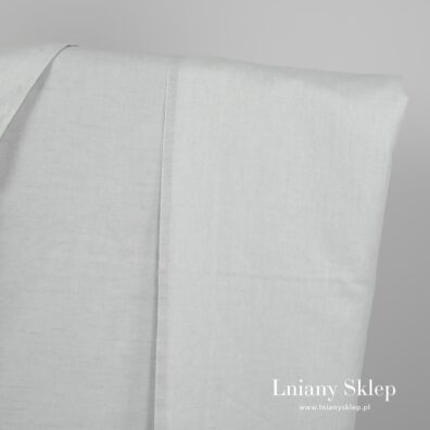 Jasny len z bawełną na odzież i tekstylia domowe.