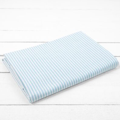 OLDA prześcieradło w niebieskie paski.