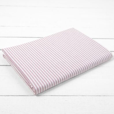 OLDA prześcieradło w liliowe paski.