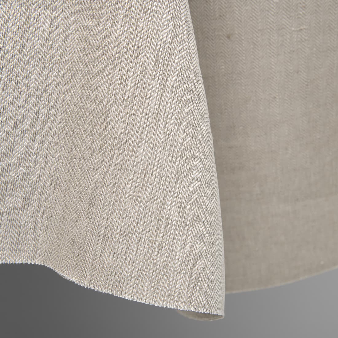 Ciężki len na odzież i tekstylia domowe.