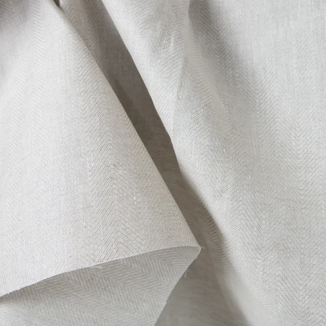 Szara tkanina lniana