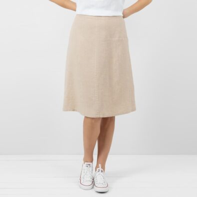 DAVRO piaskowa spódnica