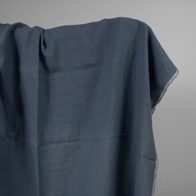 Prana tkanina lniana kolor dżins