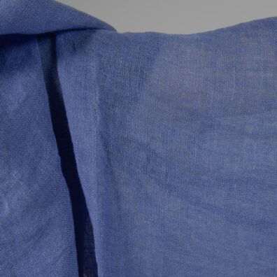 Niebieski prany len