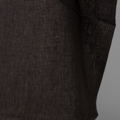 Tkanina lniana w wąziutkie czarne paski