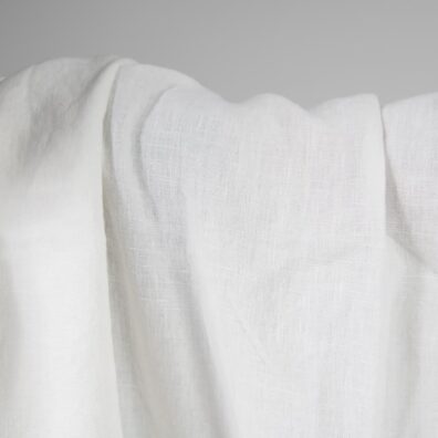 Mlecznobiały prany ciężki len