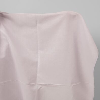 Szeroka, gładko wytkana liliowa tkanina len z bawełną