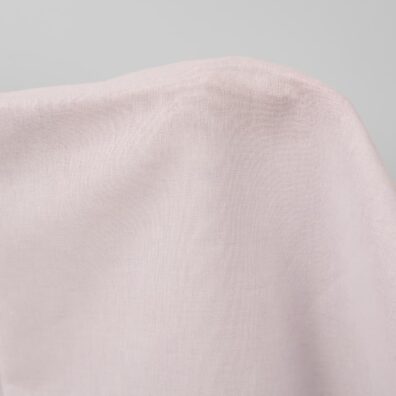 Szeroka liliowa tkanina len z bawełną