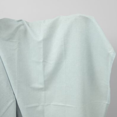 Szeroki niebieskawy len z bawełną